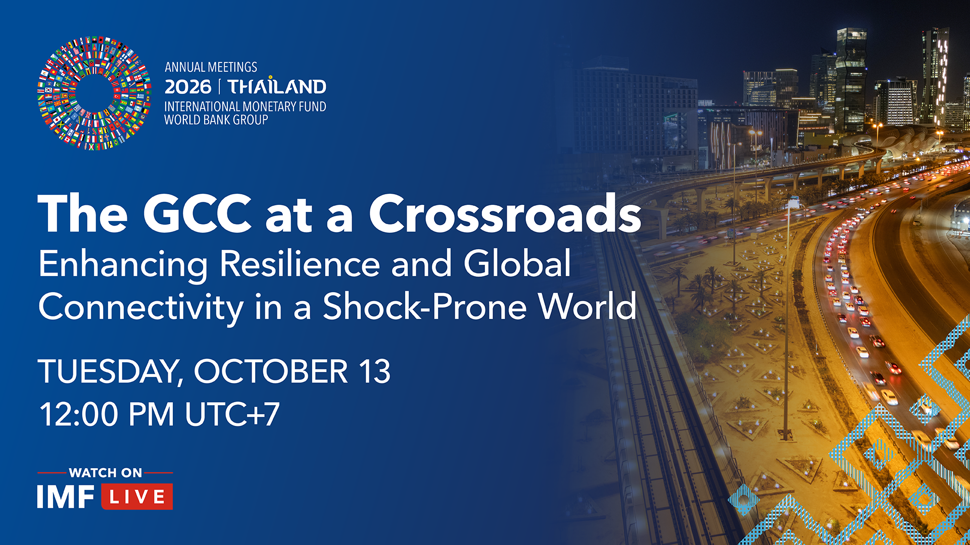 Icon representing The GCC at a Crossroads: Enhancing Resilience and Global Connectivity in a Shock-Prone World