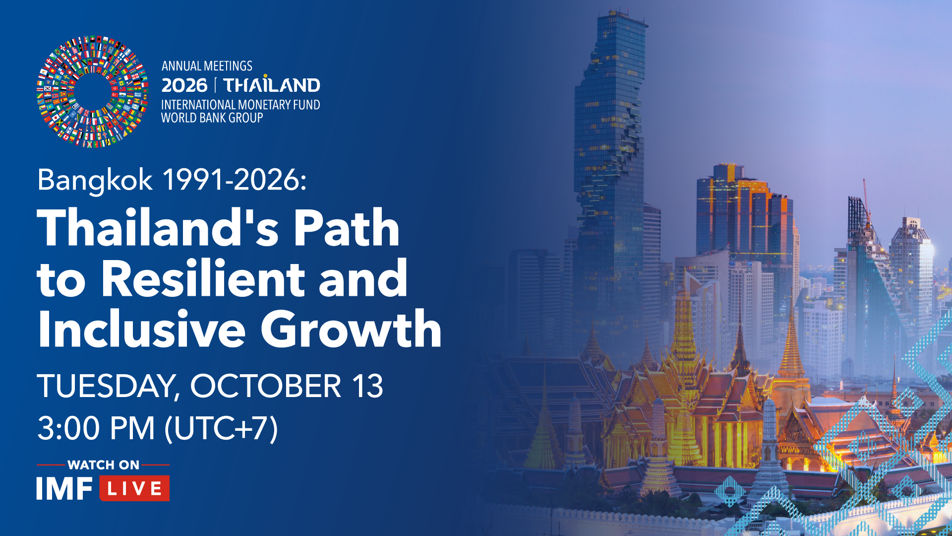 Icon representing Thailand Special Seminar: Bangkok 1991-2026: Thailand’s Path to Resilient, Inclusive Growth