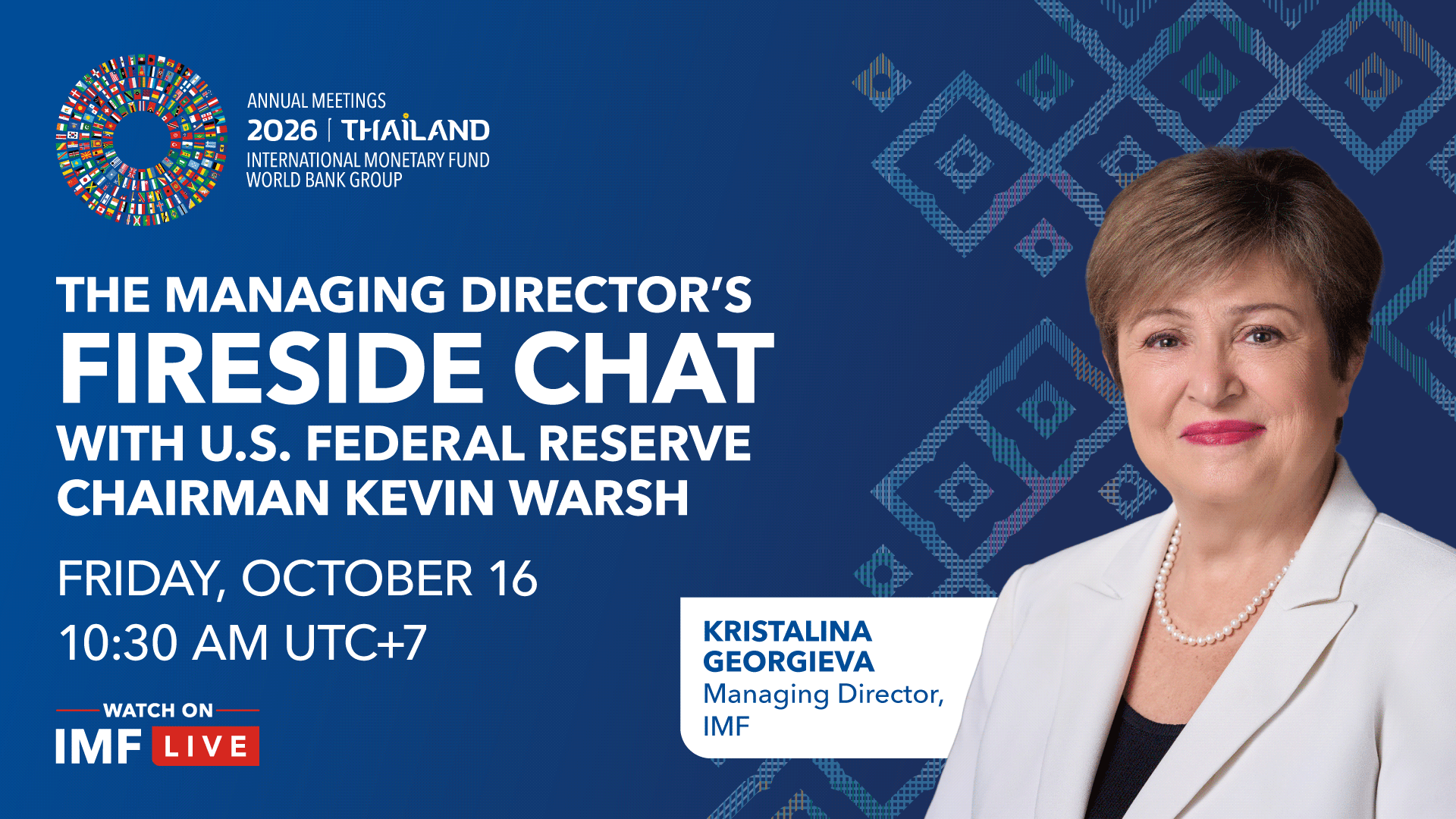 Icon representing MD’s Fireside Chat with Federal Reserve Chairman Kevin Warsh