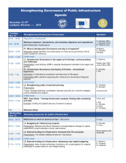 Workshop Agenda