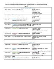 PFTAC Virtual Training Workshop: Strengthening Public Investment Management Practices