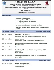 SARTTAC Virtual Regional Workshop on Public Investment Management Assessment