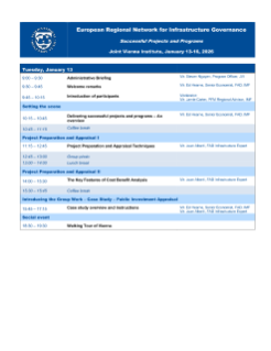 European Regional Network Conference:  Successful Projects and Programs