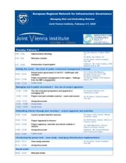 European Regional Network Conference: Managing Risks and Embedding Reforms