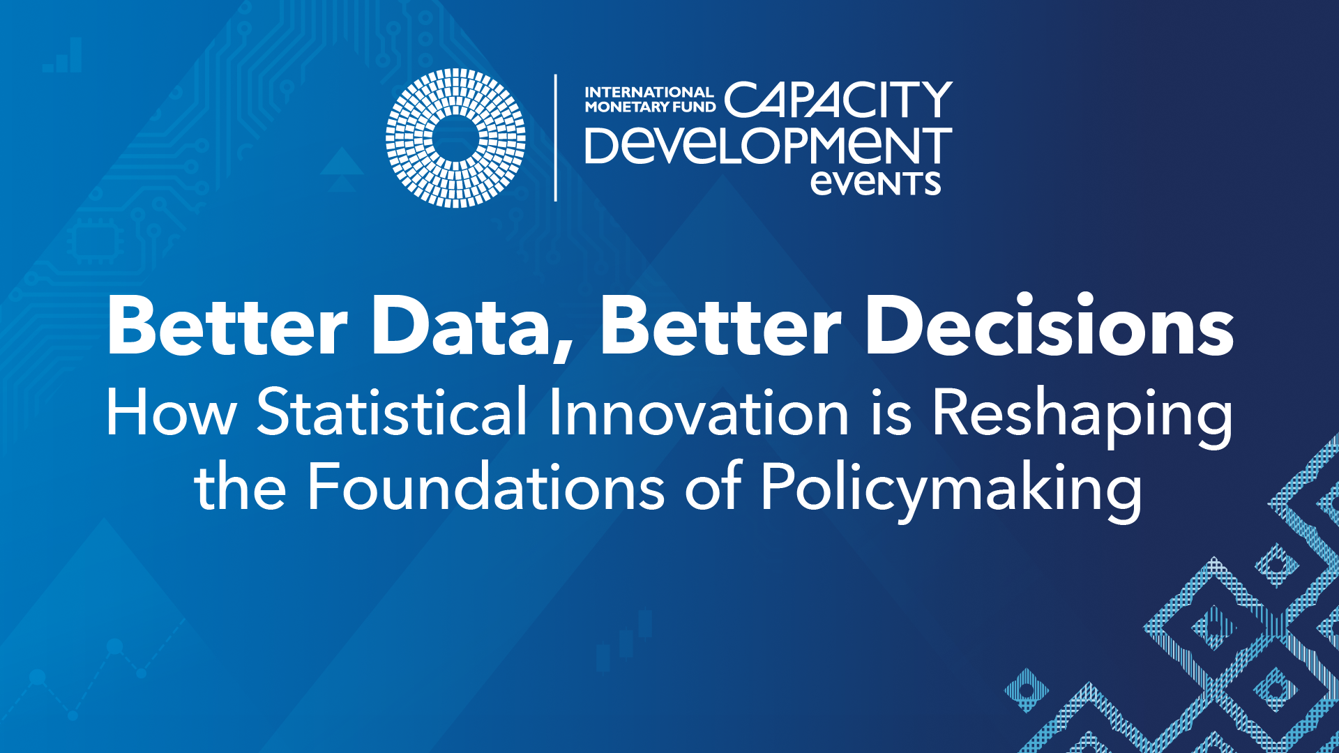 Icon representing Capacity Development Talk | Better Data, Better Decisions: How Statistical Innovation is Reshaping the Foundations of Policymaking 