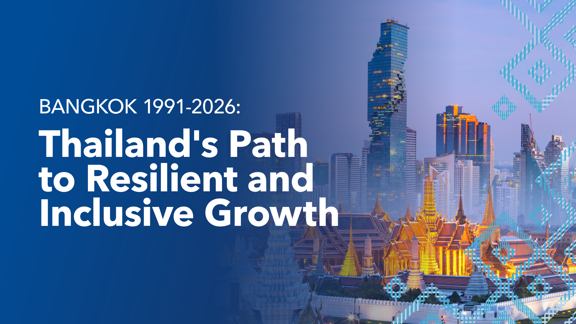 Icon representing Thailand Special Seminar: Bangkok 1991-2026: Thailand’s Path to Resilient, Inclusive Growth
