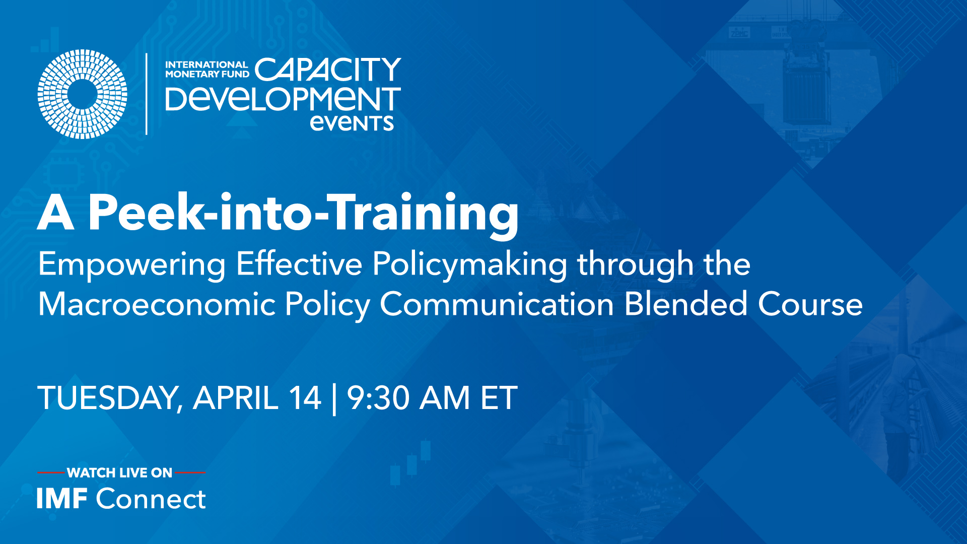 Icon representing A Peek-into-Training | Empowering Effective Policymaking through the Macroeconomic Policy Communication Blended Course