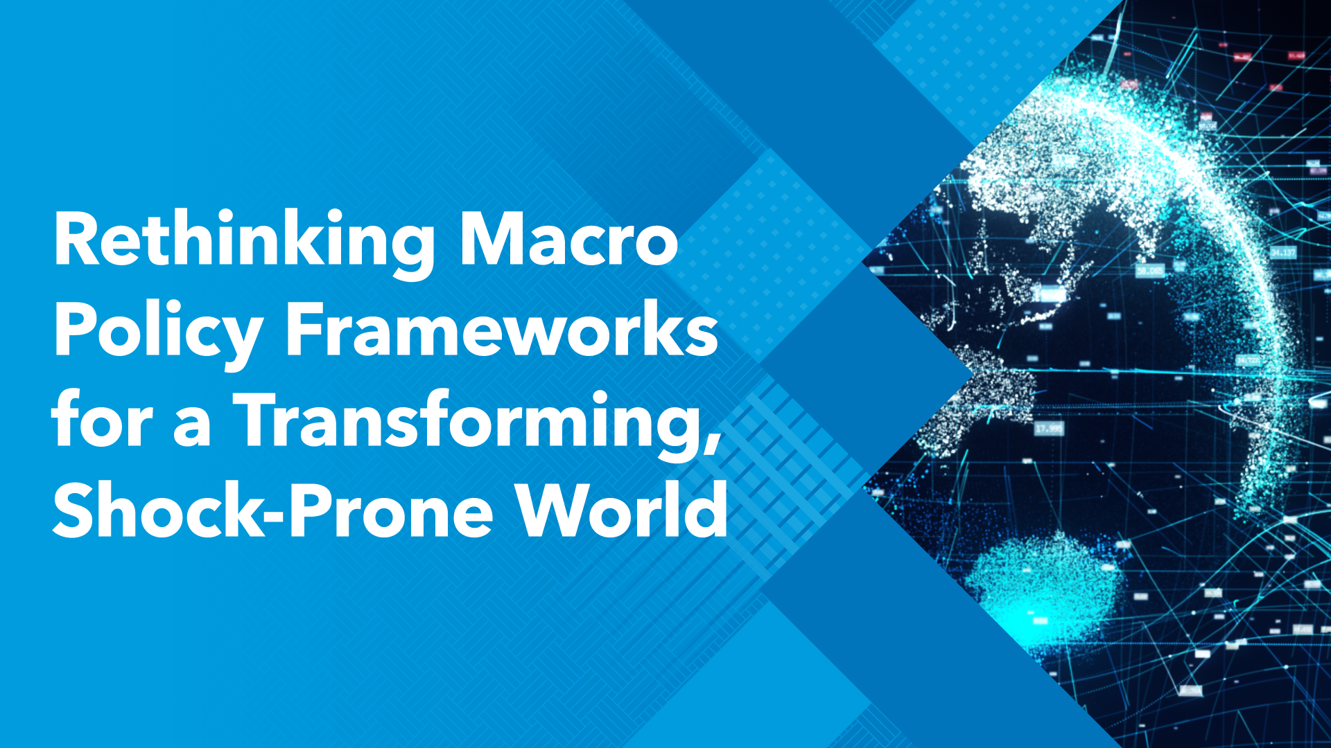 Icon representing Rethinking Macro Policy Frameworks for a Transforming, Shock Prone World